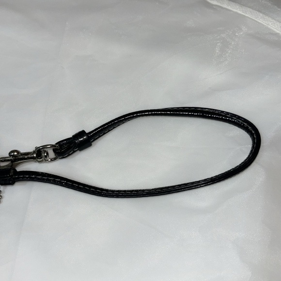 Vintage Coach Chelsea Heritage Navy Wristlet - Picture 4 of 7